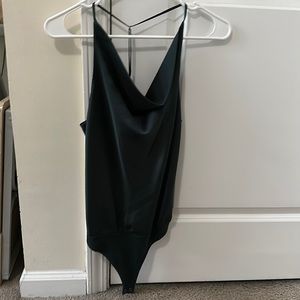 Abercrombie and fitch deep forest green bodysuit